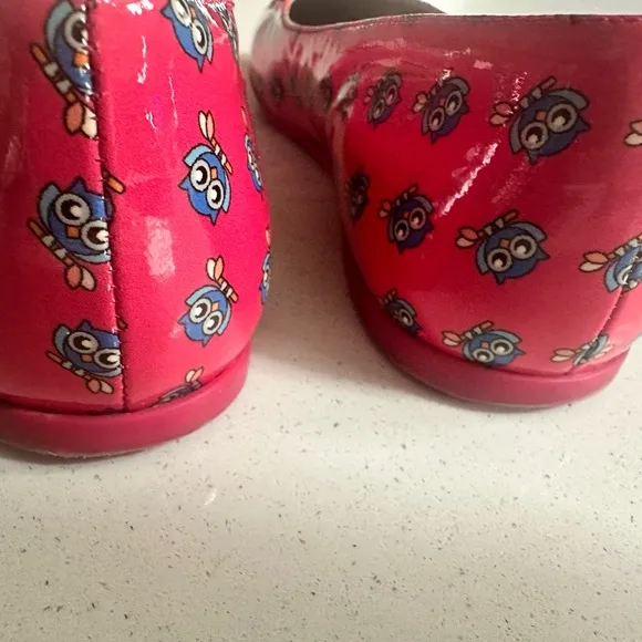 Salvatore Ferragamo Pink Flats with Bow Detail