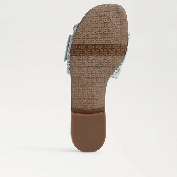 Sam Edelman Bambi Slide Raffia Buckle Sandal Size 8
