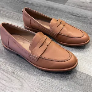 Sam Edelman Birch Womens Padded Insole Slip On Penny Loafers Tan Size 8