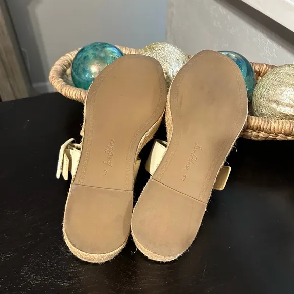 Sam Edelman Carson Platform Wedge Espadrille Slide Sandal Size 9