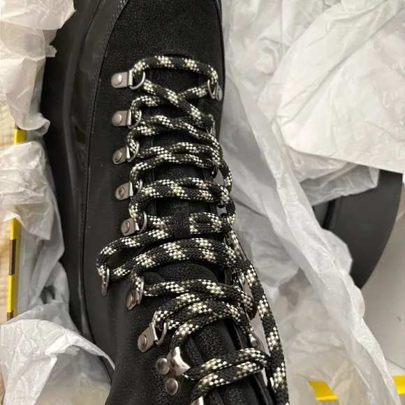 Sam Edelman Gail platform black combat lace up black alt goth punk boot