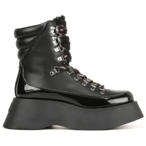 Sam Edelman Gail platform black combat lace up black alt goth punk boot
