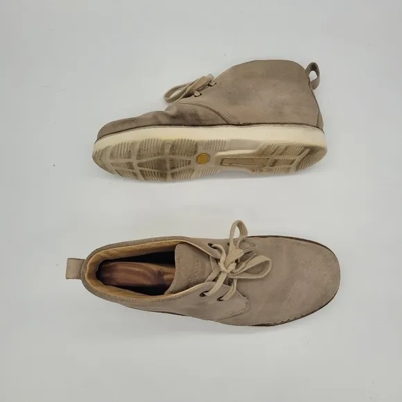Samuel Hubbard Men’s Sand Suede Chukka Lace Up Ankle Boots Size 8W