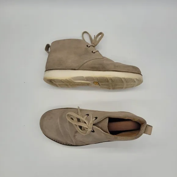 Samuel Hubbard Men’s Sand Suede Chukka Lace Up Ankle Boots Size 8W