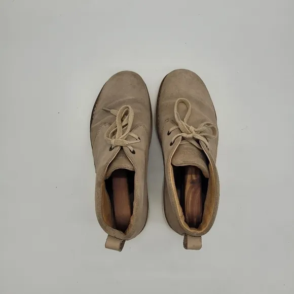 Samuel Hubbard Men’s Sand Suede Chukka Lace Up Ankle Boots Size 8W