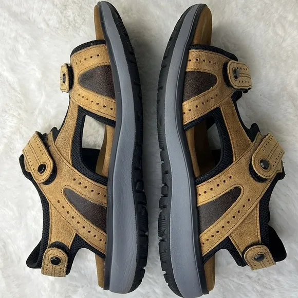 SAS Maverick Stampede Leather Sandal Outdoor Comfort USA Made Trail Walking 10W