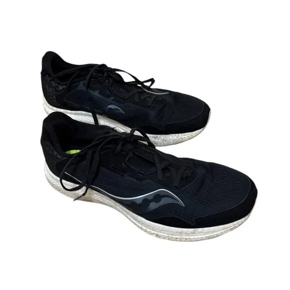 Saucony Freedom 4 Sneakers 10 Men Black Running Lightweight Outdoor PWRRUN PB