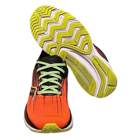 Saucony Guide 14 Men's Size 9 Orange/Purple Athletic Running Sneakers S20654-66