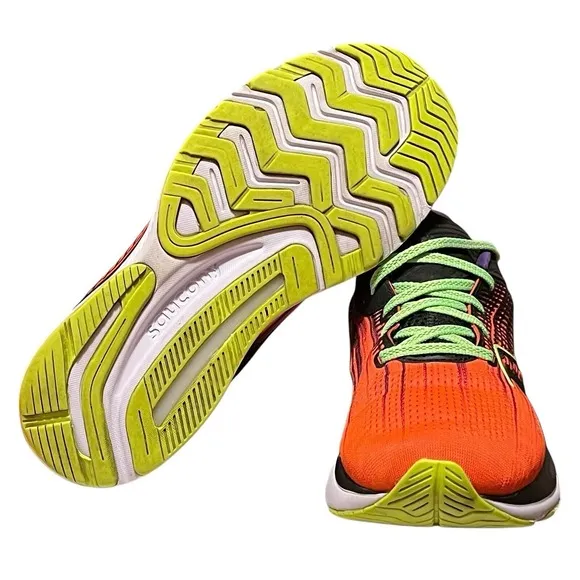 Saucony Guide 14 Men's Size 9 Orange/Purple Athletic Running Sneakers S20654-66