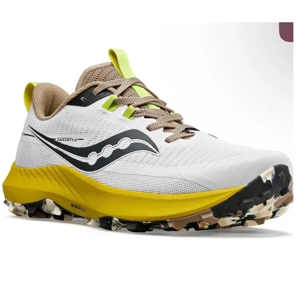Saucony Peregrine 13 Trail Running Shoes Lightweight Cushion Camo Sole