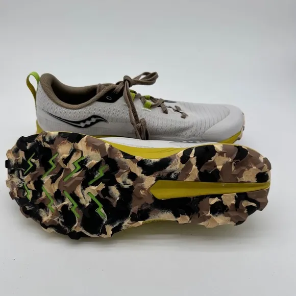 Saucony Peregrine 13 Trail Running Shoes Lightweight Cushion Camo Sole