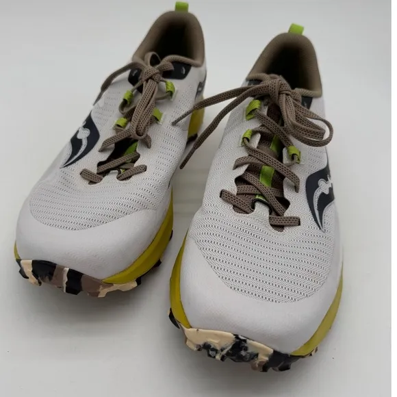 Saucony Peregrine 13 Trail Running Shoes Lightweight Cushion Camo Sole