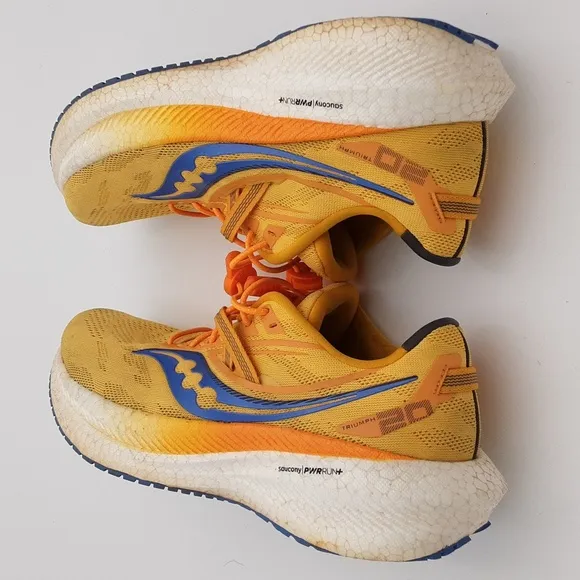 Saucony triumph 20 sneakers mens 9.5 gold horizon performance outdoor casual