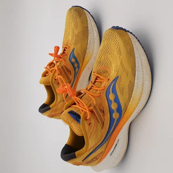 Saucony triumph 20 sneakers mens 9.5 gold horizon performance outdoor casual
