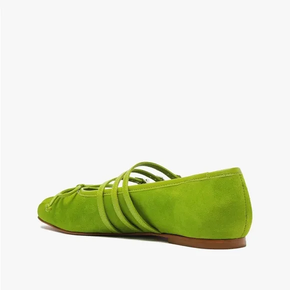 SCHUTZ Arissa Strap flats GREEN