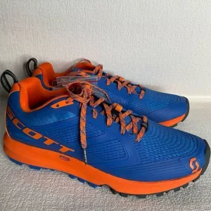 Scott T2 Kinabalu Grip Trail Running Shoes Men’s size 9 Blue Orange Sneakers
