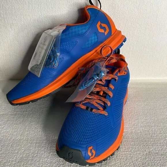 Scott T2 Kinabalu Grip Trail Running Shoes Men’s size 9 Blue Orange Sneakers