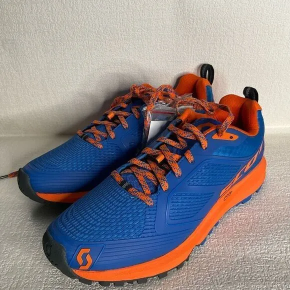 Scott T2 Kinabalu Grip Trail Running Shoes Men’s size 9 Blue Orange Sneakers