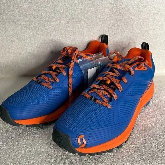 Scott T2 Kinabalu Grip Trail Running Shoes Men’s size 9 Blue Orange Sneakers