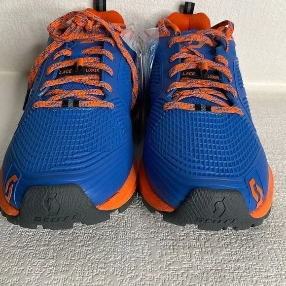 Scott T2 Kinabalu Grip Trail Running Shoes Men’s size 9 Blue Orange Sneakers