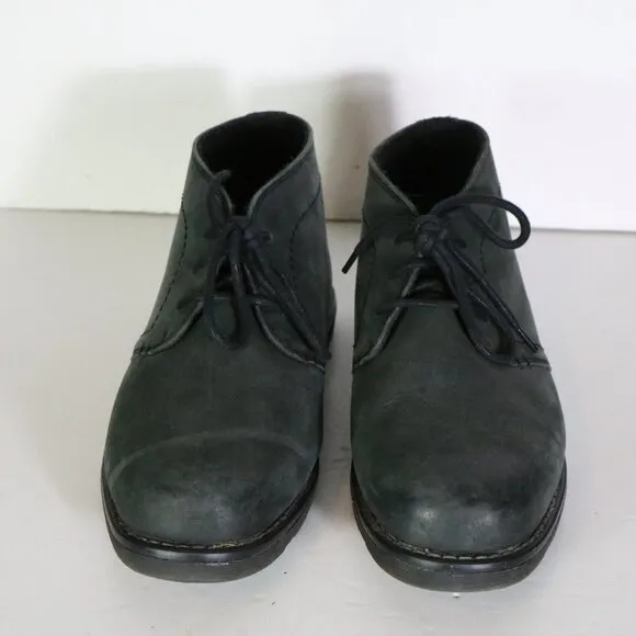Sebago Reese Chukka Boots Mens 9 Black Leather Lace Up Low Top Comfort