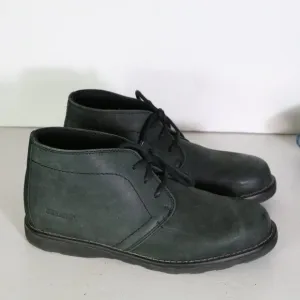 Sebago Reese Chukka Boots Mens 9 Black Leather Lace Up Low Top Comfort