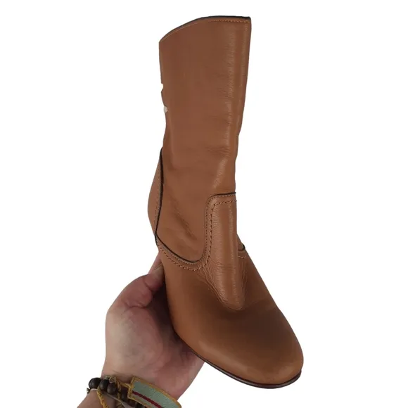 See By Cloe Lara Lace-Up Leather Boots