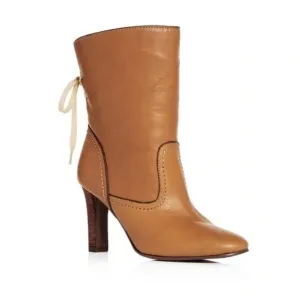 See By Cloe Lara Lace-Up Leather Boots