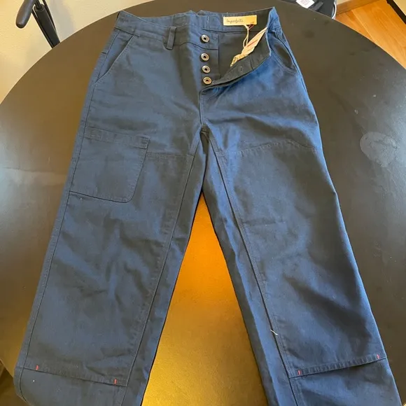 Set: Cunningham Coat   Courier Pant in Cotton Canvas in Banks Street Blue