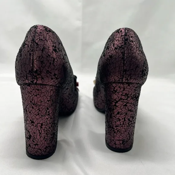 Sgn Giancarlo PaoliWomen's Purple Loafers Soft Leather