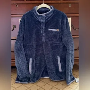 Simply Southern Simply Soft Pullover Deep Blue NWT L
