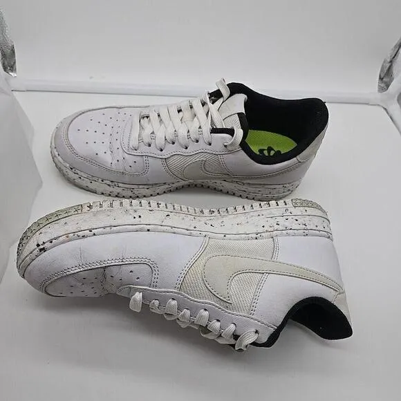 Size 7.5 - Nike Air Force 1 Crater Next Nature White Speckled DH8083-100