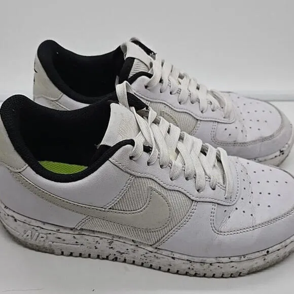 Size 7.5 - Nike Air Force 1 Crater Next Nature White Speckled DH8083-100