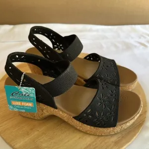 Skechers Cali Brystol Vegan Wedge Sandals - Beach Bliss 9M
