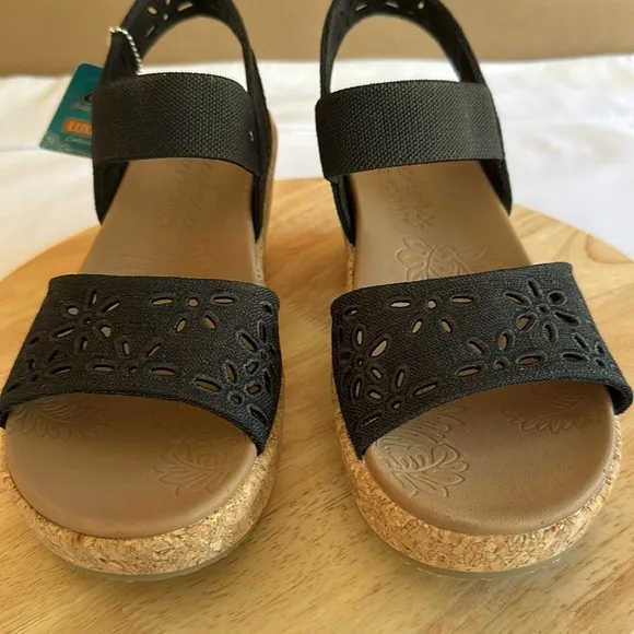 Skechers Cali Brystol Vegan Wedge Sandals - Beach Bliss 9M