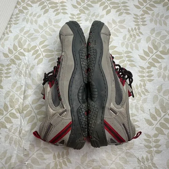 Skechers Men's 10 Hiking Trail‎ Running Shoes Athletic Outdoor Sneakers Gray Red