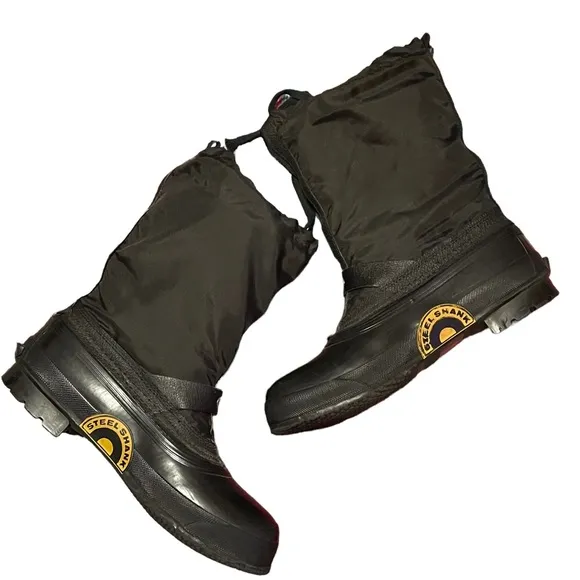Ski-Doo Bombardier 1980s Insulated Heavy Rubber Sole Winter Snow Boot 7 Vintage