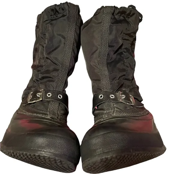 Ski-Doo Bombardier 1980s Insulated Heavy Rubber Sole Winter Snow Boot 7 Vintage
