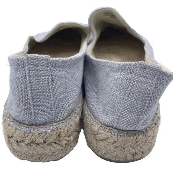 Soludos platform espadrille flats embroidered lemons Size 9