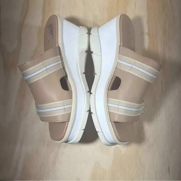 Sorel Joanie III Beige Slide Sandals Women’s Size 8 New in Box