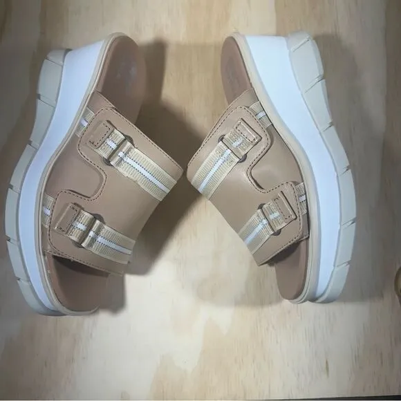 Sorel Joanie III Beige Slide Sandals Women’s Size 8 New in Box
