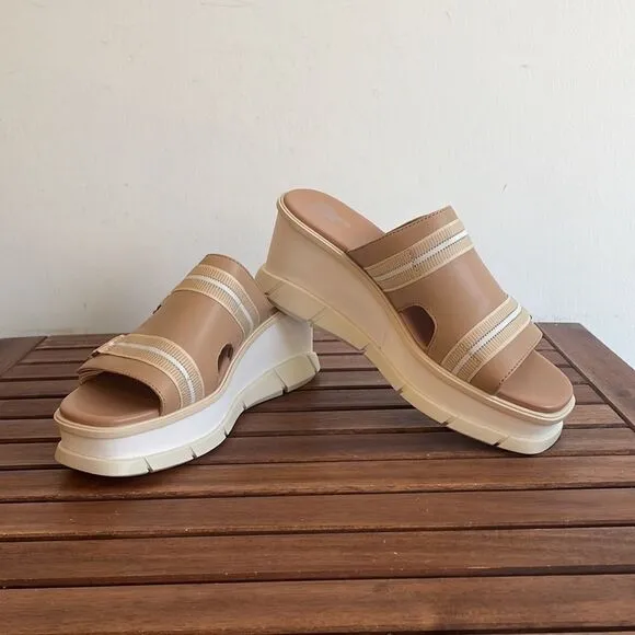 Sorel Joanie III Wedge Slide Adjustable Vamp Strap Sandals US Women 9/UK 7/EU 40