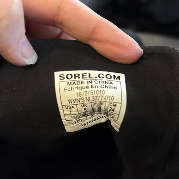 Sorel Lexie Wedge in Buffalo Plaid women’s size 7
