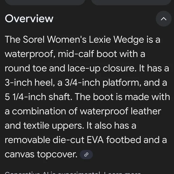 Sorel Lexie Wedge in Buffalo Plaid women’s size 7