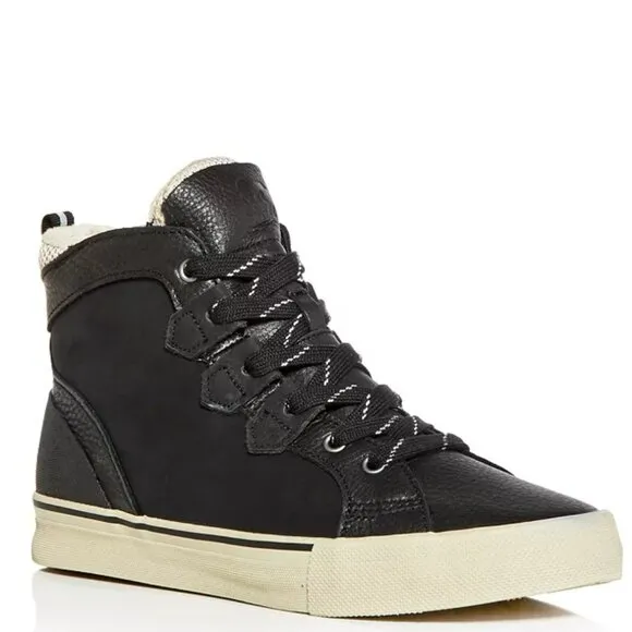 Sorel - Men's Caribou Storm Mid Top Waterproof Fleece-Lined Sneakers