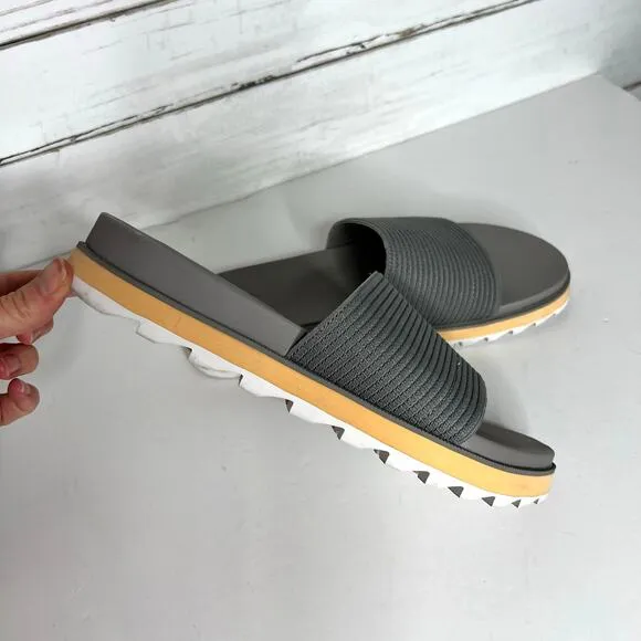 Sorel Roaming Easy Slides Grey Shoe Size 11