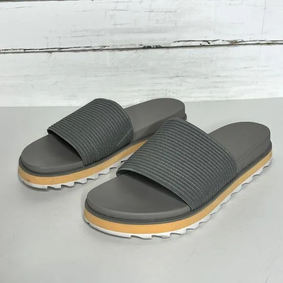 Sorel Roaming Easy Slides Grey Shoe Size 11
