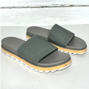 Sorel Roaming Easy Slides Grey Shoe Size 11