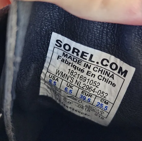 Sorel Sleep after hour wedge lace up boots