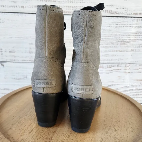 Sorel Sleep after hour wedge lace up boots